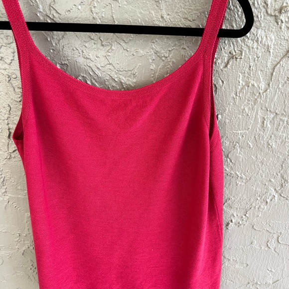Eileen Fisher Magenta Tank Top - Picture 3 of 10